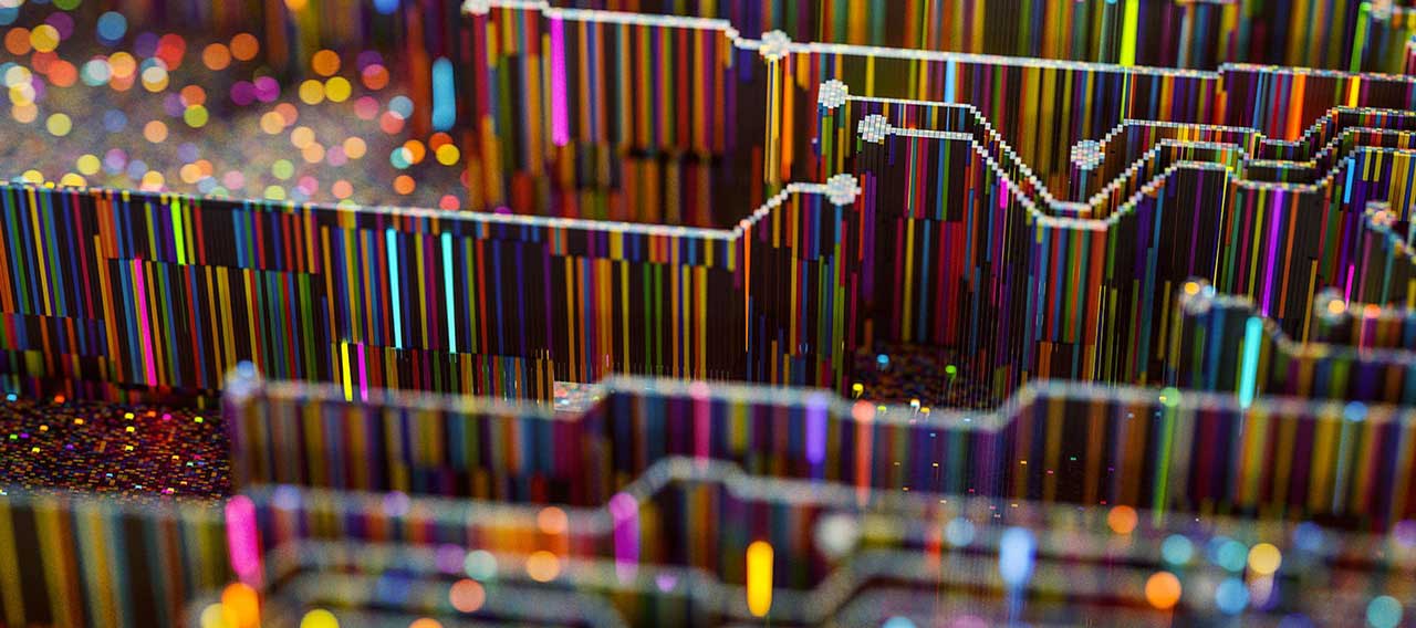 colorful circuit board